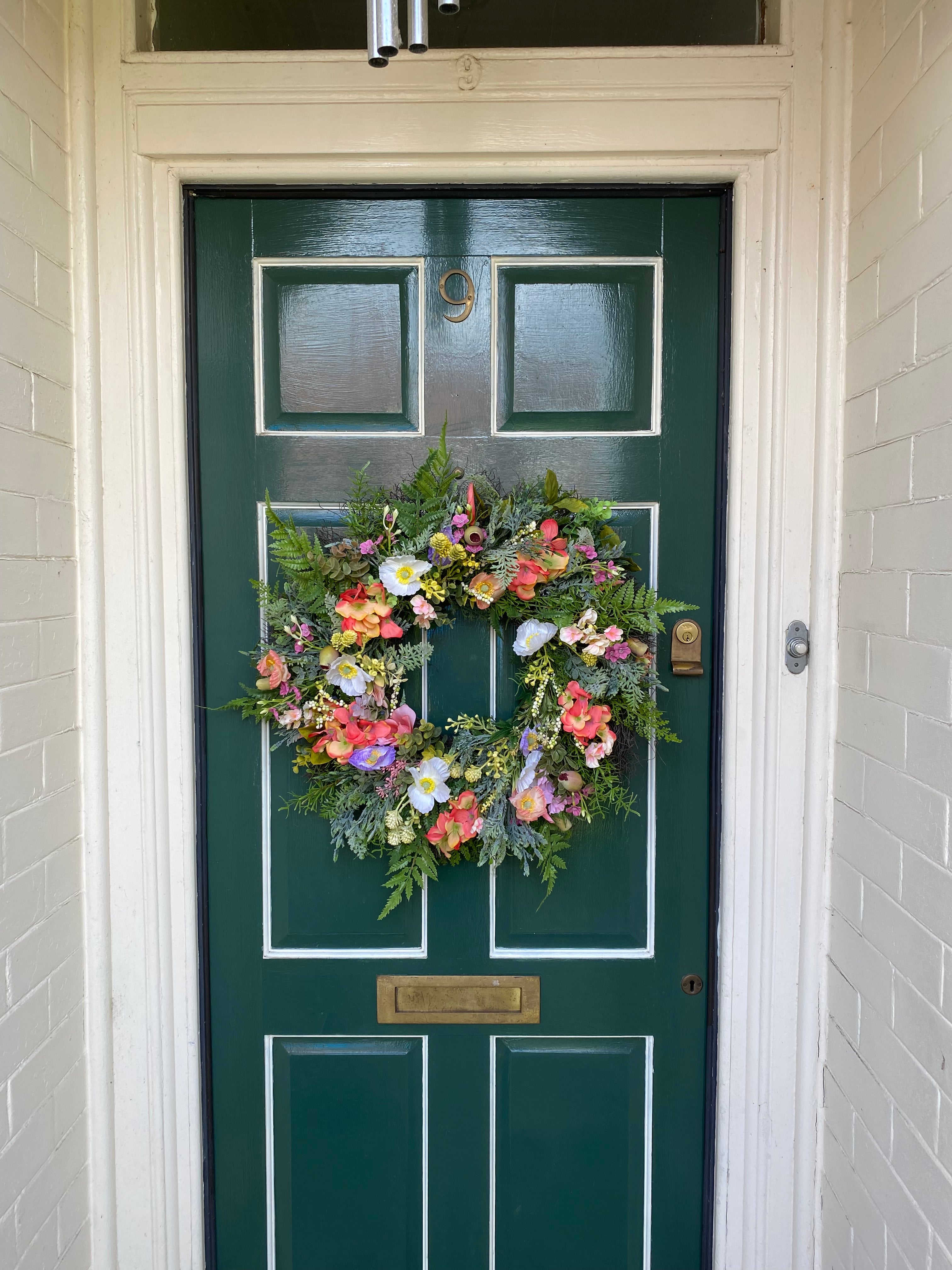Huge artificial wreath