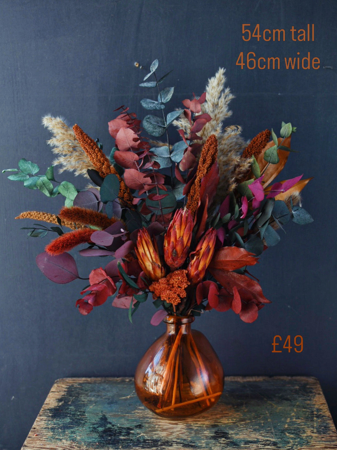 Wild oranges, protea & eucalyptus