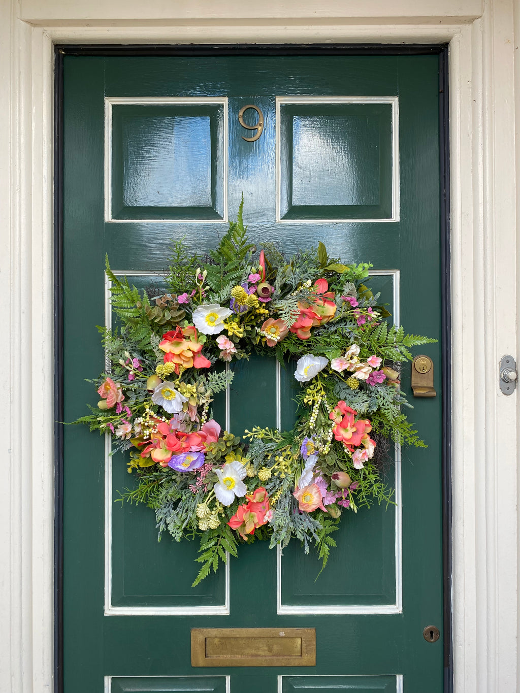 Huge artificial wreath