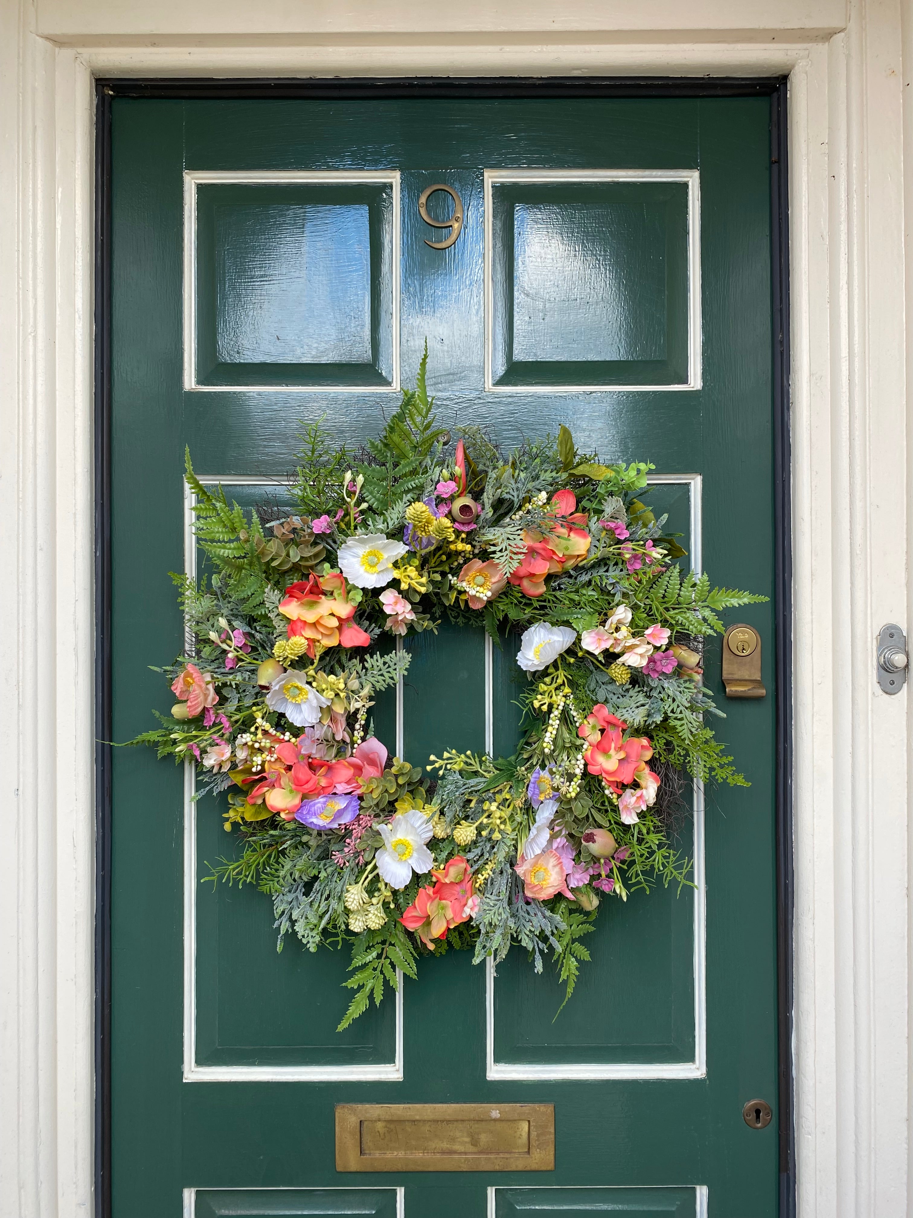 Huge artificial wreath